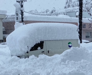 １月２３日　大雪予報による影響